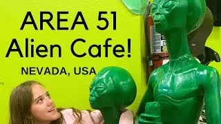 Area 51 Alien Cafe! Plus the Big Bovine and Nevada/California border