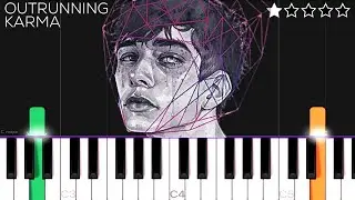 Alec Benjamin - Outrunning Karma | EASY Piano Tutorial
