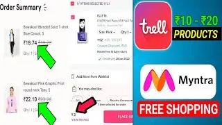 Trell Biggest loot sale ll Myntra Free Shopping loot #freeshopping #trell #myntra
