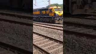 Ubl Wdg4 + Wdg4d With Bcna #indianrailway #wdg4 #wdg4d #ublwdg4 #shorts