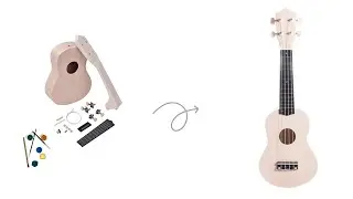 Build your own HawaVibe&trade; Ukulele DIY Kit