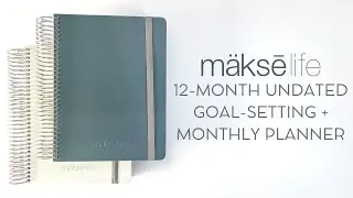 Introducing the M&auml;ksēLife 12-Month Undated Goal-Setting + Monthly Planner!