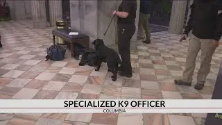 Electronic sniffing K-9 trained for Midlands law enforcement department