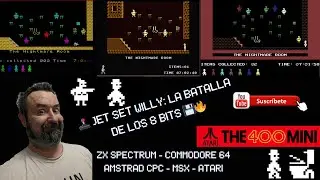 🕹️Jet Set Willy en ZX Spectrum, Amstrad, C64, MSX y Atari 🎮 &iquest;Cu&aacute;l es el Rey? 👑