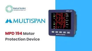 Multispan MPD-194 Multi-Parameter Meter | V, A, kW, PF Monitoring