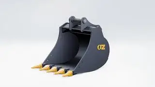 OZ Excavator Buckets_12.0T 900 General Purpose Bucket_360 View