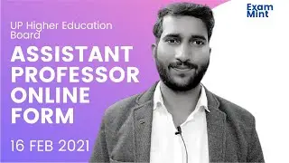 #shorts UPHESC Assistant Professor Online Form || Exam Mint ||