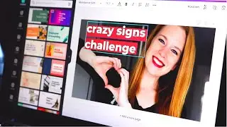 MAKING the Crazy Signs Challenge video