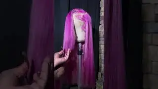 Pink highlight with layered cut!! #pinkhair #pinkhighlighthair #highlightcolorwig