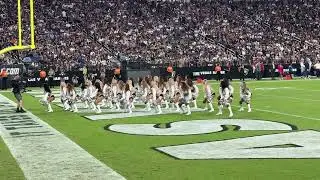 Raiderettes Performing At Raiders vs Cowboys Preseason game