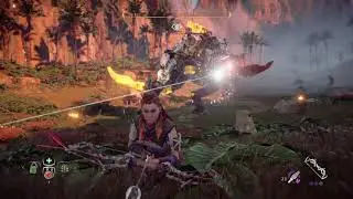 Redmaw fight - Horizon Zero Dawn (how to defeat a Thunderjaw easily)