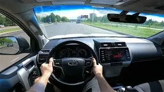 Toyota Land Cruiser Prado POV CITY DRIVING