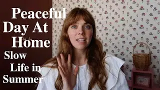 VLOG | Peaceful Summer Life at Home | Making Rye Bagels from Scratch
