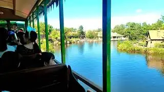 2023/09/13日本迪士尼坐小火車逛叢林〖4K〗Take a small train to explore the jungle in Japan Disneyland