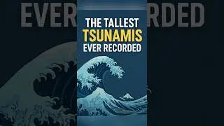 The Tallest Tsunamis Ever Caught on Record 🌊#shorts #tsunami