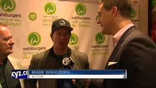 Mark Wahlberg visits new Wahlburgers restaurant in Taylor