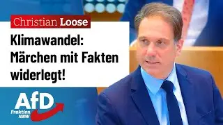Klimawandel: M&auml;rchen mit Fakten widerlegt! &ndash; Christian Loose (AfD)