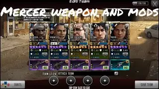 Mods and weapons for Mercer! The Walking Dead: Road To Survival TWD