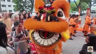 [4K] Nam Sieng Lion and Dragon dance Performance @ 8 Jalan Rumah Tinggi CNY Event 01.02.2025
