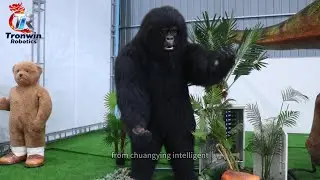 Hyper Real Animals Dance Gorilla Animatronics