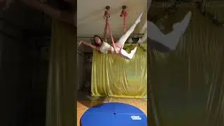 11/7/2023 - Aerial hammock practice at home #aerial