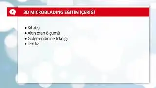 Uzman TV: 3D Microblading Eğitimi Nelerden Oluşur ve Ka&ccedil; G&uuml;n S&uuml;rer?