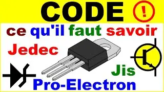Comment lire le code de marquage composant &eacute;lectronique transistor diode mosfet led electronique