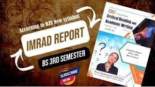 What is IMRaD Structure of Report? || format of research report || EWRT-201