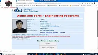 IST Islamabad Undergraduate Admissions 2020|FATA reserved seats|Application Procedure