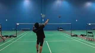 Singles Game with my 10 yr old