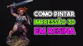 PINTURA e ACABAMENTO em impressão 3d de RESINA - Amazona