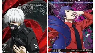 【UNION ARENA ユニアリ】红TOKYOGHOUL 青桐树金木研 VS 紫TOKYOGHOUL 月山习
