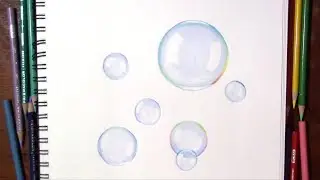 How To Draw Bubbles (Speed Drawing)