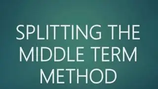 Short trick for splitting the middle term 😉| basic concept | easy to understand|