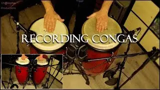 Запись конгас с продюсером Кристофером Спрейком