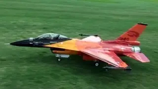 $15,000 1:4.75 RC Turbine F16 CRASH