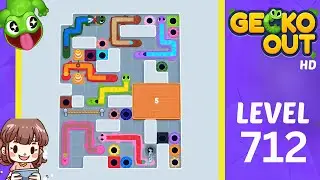 Прохождение уровня 712 игры Gecko Out.