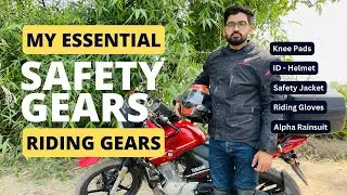 My Essential Safety Gears for Motorcycle Riding | Riding Gear Guide | Hassan Raza | #riding #safety
