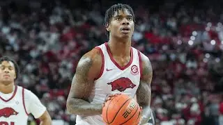 Razorbacks' Nick Pringle, Meleek Thomas after win over Gamecocks