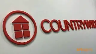 3D signage Countrywide signage Idea made by artsigns corp