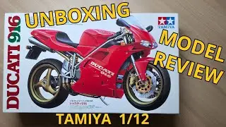 Tamiya Ducati 916 Box Opening and Surprise - 1/12 Scale Motorcycle Model.