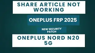 OnePlus Nord N20 5G FRP Bypass | OnePlus Nord N20 FRP Unlock Tool | GN200 FRP Unlock Tool | @gsmroot