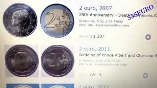 2 euro 2007 Monaco - 1307$