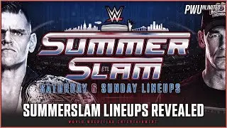 WWE Reveals The Lineups For Both Nights Of WWE SummerSlam