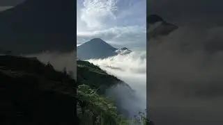 Ketika Telaga Menjer berselimut awan #travel #nature #dieng #telagamenjer