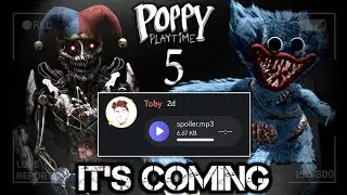 Poppy Playtime, глава 5 &mdash; Новые официальные аудиосообщения от Mob Entertainment | Осталось 10 дней