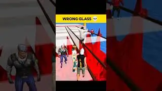 Wrong Glass = Game Over 💀🔥 Free Fire Glass Bridge Challenge