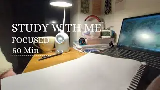 “50 Minutes Silent Study With Me 📚 | Low Sound | Deep Focus”