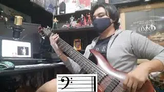 Acid Rain by Liquid Tension Intro Bass Guitar Cover SR506  no copyright infringement intended