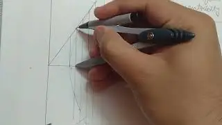 Drawing a hyperbola in Engineering Drawing -- B.Tech. - Engineering Drawing for 1 st year